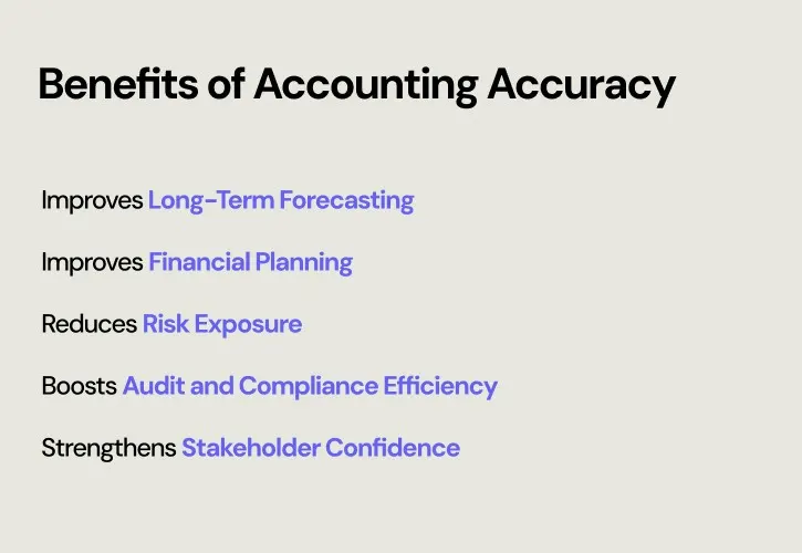 Benefits of Accounting Accuracy