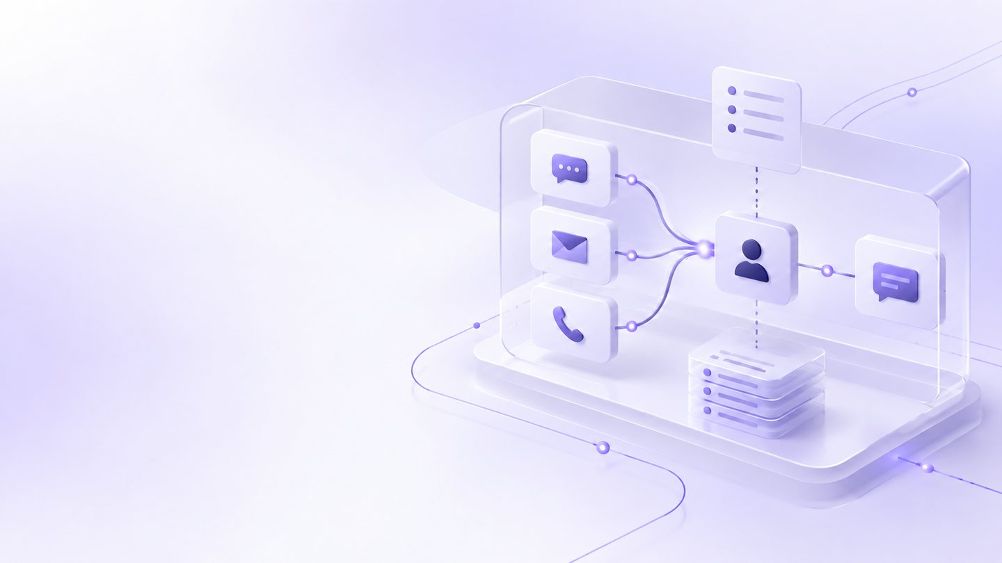 Illustration of controlled AI collections outreach with audit trails and human review